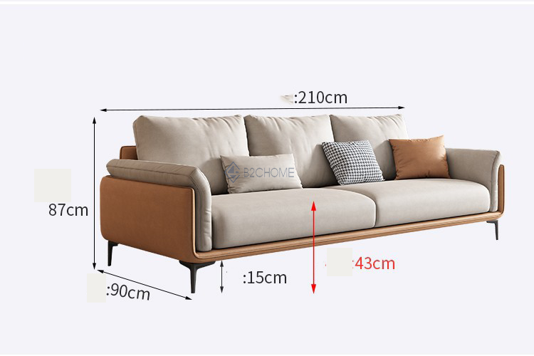 kích thước sofa văng da a01