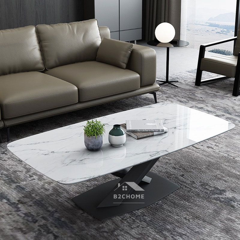 Bàn trà mặt đá hiện đại B06 Bàn trà mặt đá hiện đại B06