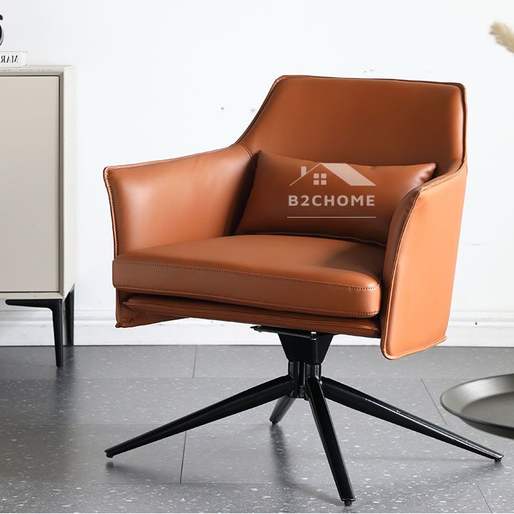 Ghế armchair bọc da C06 Ghế armchair bọc da C06