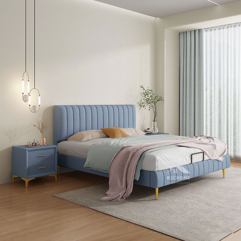 Giường bọc da đẹp Z06 Giường bọc da đẹp Z06