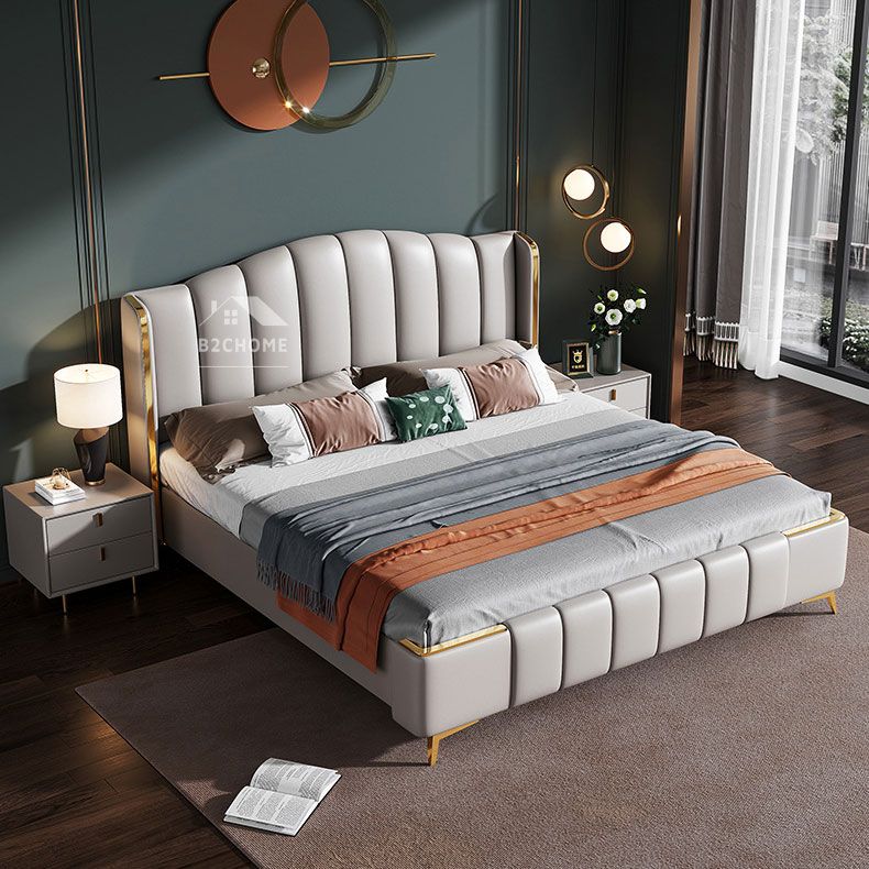 Giường bọc da cao cấp Z11 Giường bọc da cao cấp Z11