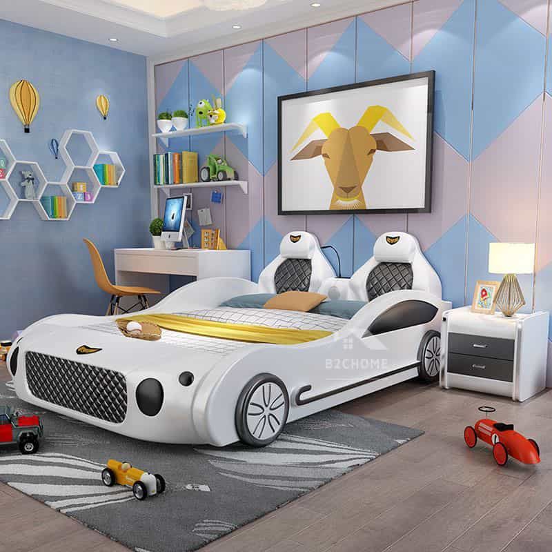 Giường hình oto cho bé trai E02 Giường hình oto cho bé trai E02