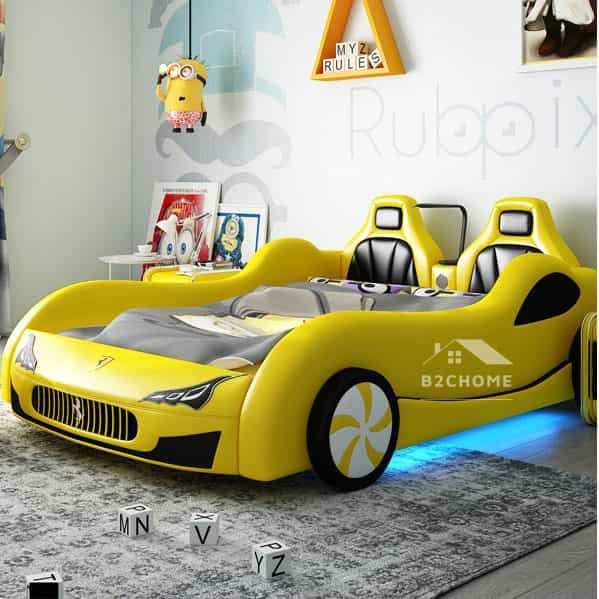 Giường ngủ ô tô cho bé trai E11 Giường ngủ ô tô cho bé trai E11