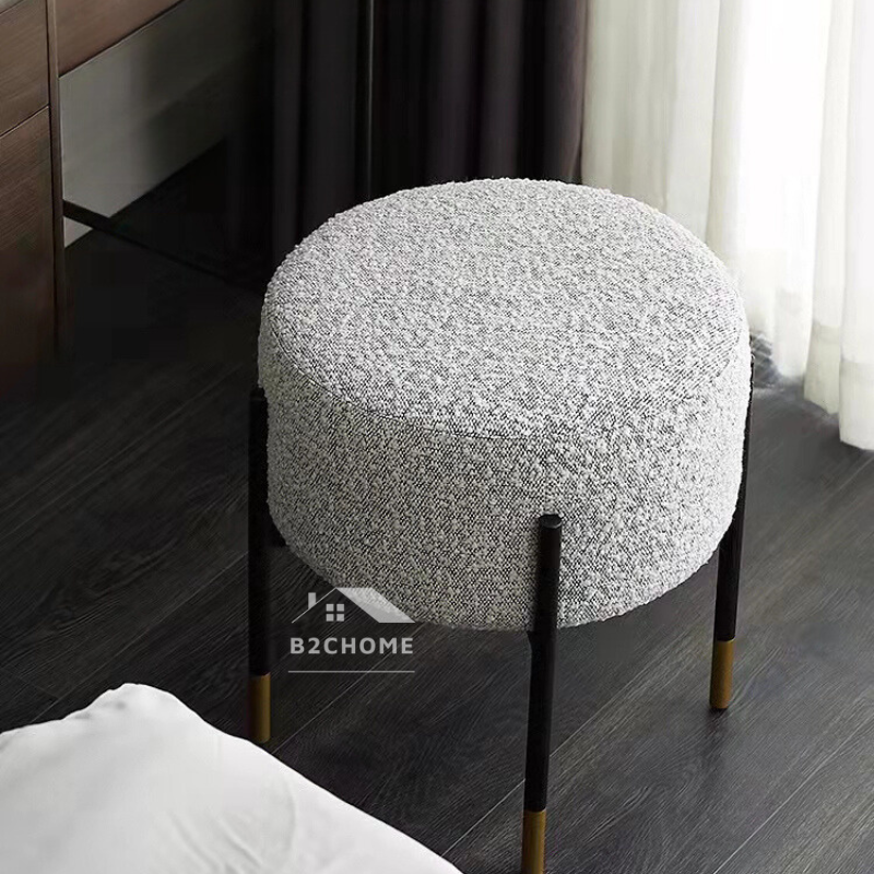 Ghế đôn ngồi bàn trang điểm D12 Ghế đôn ngồi bàn trang điểm D12